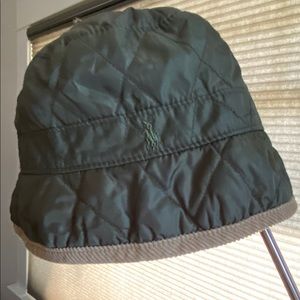 Ralph Lauren army green bucket hat